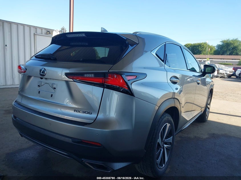 2018 Lexus Nx VIN JTJBARBZ2J2151205 IAAI salvage auction — LEFT SIDE, Salvage (California), sold $7,750 on 2026-07-28 (photo 4)