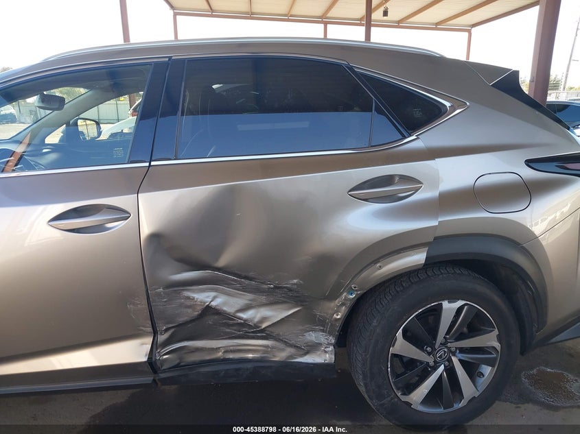 2018 Lexus Nx VIN JTJBARBZ2J2151205 IAAI salvage auction — LEFT SIDE, Salvage (California), sold $7,750 on 2026-07-28 (photo 6)