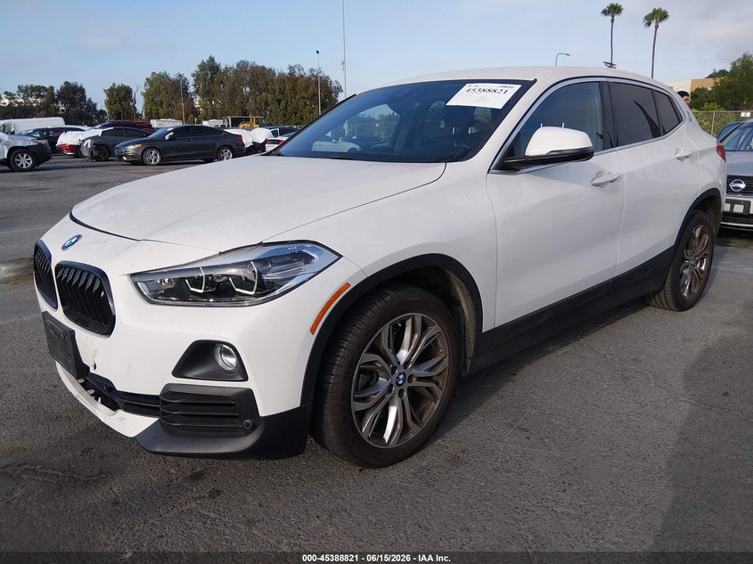 2020 BMW X2 VIN WBXYJ1C00L5R20741 IAAI salvage auction — RIGHT FRONT, Salvage (California), sold $7,750 on 2026-07-09 (photo 2)