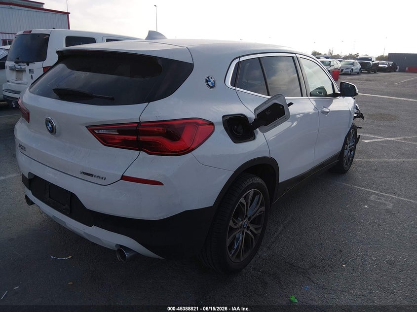2020 BMW X2 VIN WBXYJ1C00L5R20741 IAAI salvage auction — RIGHT FRONT, Salvage (California), sold $7,750 on 2026-07-09 (photo 4)