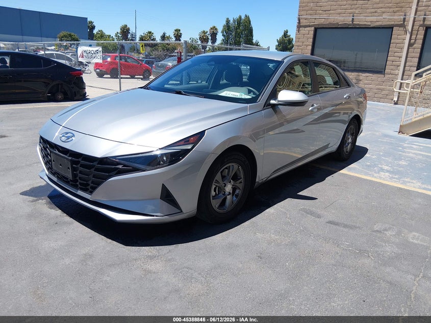2021 Hyundai Elantra VIN 5NPLL4AG1MH045223 IAAI salvage auction — NORMAL WEAR, SF97 (California), sold $125 on 2026-07-30 (photo 2)