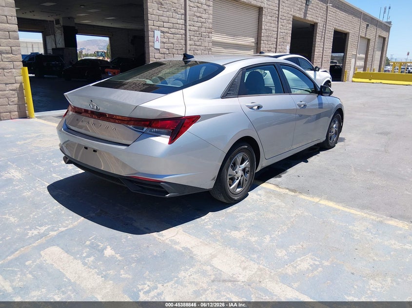 2021 Hyundai Elantra VIN 5NPLL4AG1MH045223 IAAI salvage auction — NORMAL WEAR, SF97 (California), sold $125 on 2026-07-30 (photo 4)