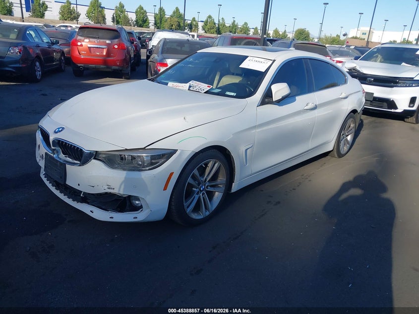 2019 BMW 4er VIN WBA4J1C55KBM16156 IAAI salvage auction — FRONT & REAR, Salvage Certificate (California), sold $3,900 on 2026-07-10 (photo 2)