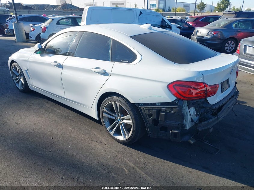2019 BMW 4er VIN WBA4J1C55KBM16156 IAAI salvage auction — FRONT & REAR, Salvage Certificate (California), sold $3,900 on 2026-07-10 (photo 3)