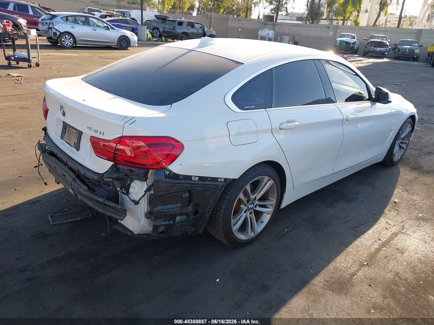2019 BMW 4er VIN WBA4J1C55KBM16156 IAAI salvage auction — FRONT & REAR, Salvage Certificate (California), sold $3,900 on 2026-07-10 (photo 4)