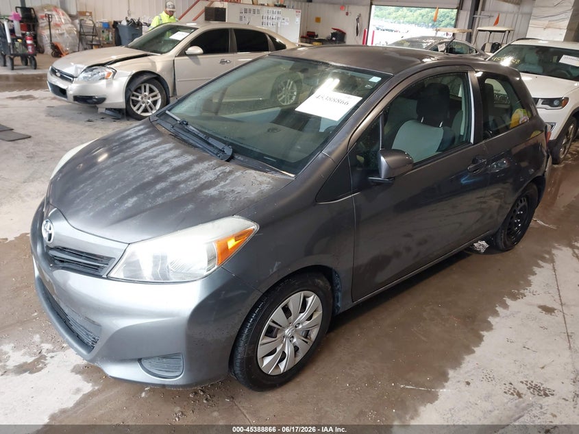 2014 Toyota Yaris VIN JTDJTUD38ED591248 IAAI salvage auction — REAR END, Salvage (Illinois), sold $925 on 2026-07-22 (photo 2)