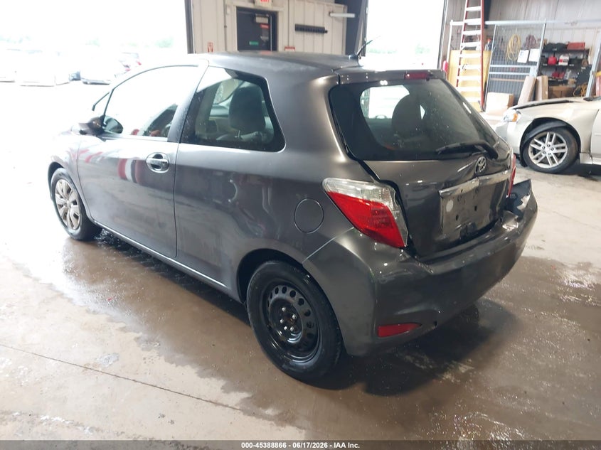 2014 Toyota Yaris VIN JTDJTUD38ED591248 IAAI salvage auction — REAR END, Salvage (Illinois), sold $925 on 2026-07-22 (photo 3)