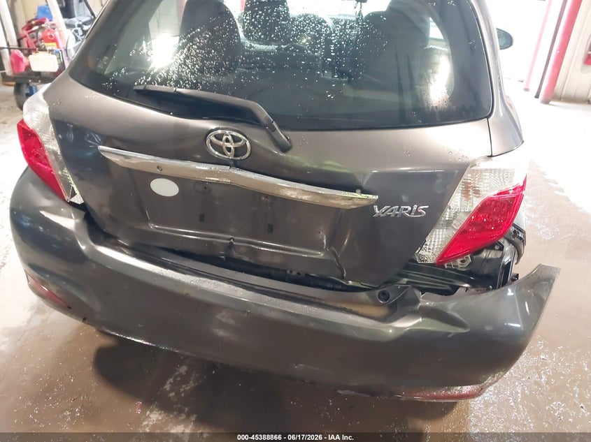 2014 Toyota Yaris VIN JTDJTUD38ED591248 IAAI salvage auction — REAR END, Salvage (Illinois), sold $925 on 2026-07-22 (photo 6)