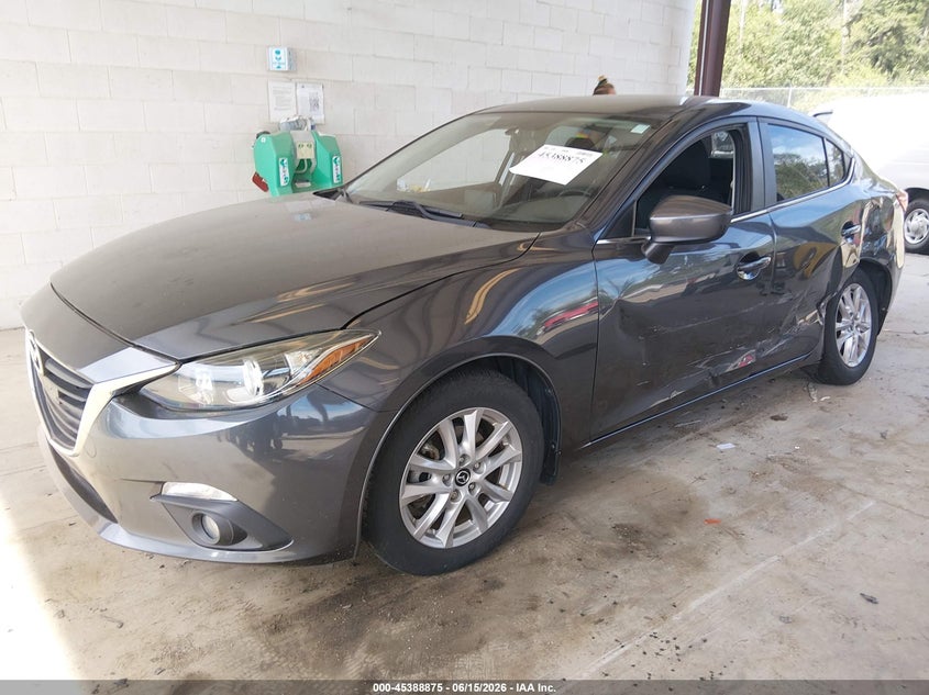 2015 Mazda 3 VIN JM1BM1V71F1227578 IAAI salvage auction — LEFT SIDE, Bill Of Sale (Washington), sold $2,200 on 2026-07-15 (photo 2)