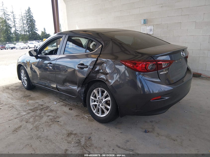 2015 Mazda 3 VIN JM1BM1V71F1227578 IAAI salvage auction — LEFT SIDE, Bill Of Sale (Washington), sold $2,200 on 2026-07-15 (photo 3)