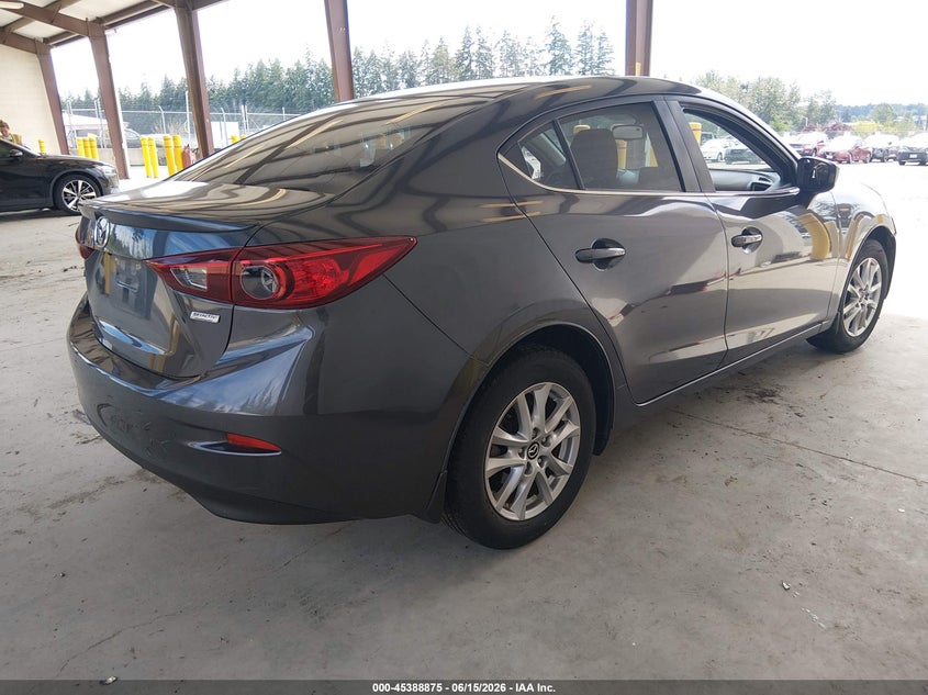 2015 Mazda 3 VIN JM1BM1V71F1227578 IAAI salvage auction — LEFT SIDE, Bill Of Sale (Washington), sold $2,200 on 2026-07-15 (photo 4)