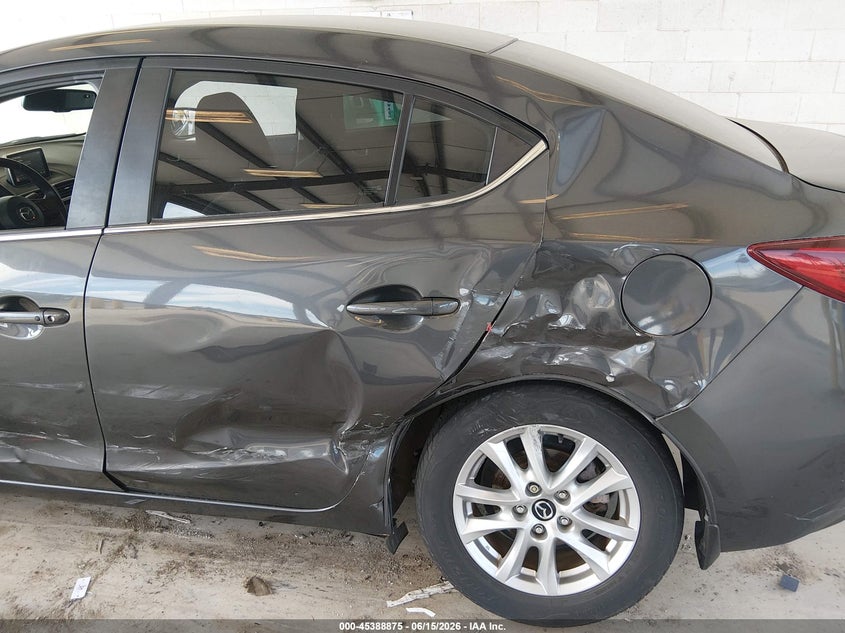 2015 Mazda 3 VIN JM1BM1V71F1227578 IAAI salvage auction — LEFT SIDE, Bill Of Sale (Washington), sold $2,200 on 2026-07-15 (photo 6)