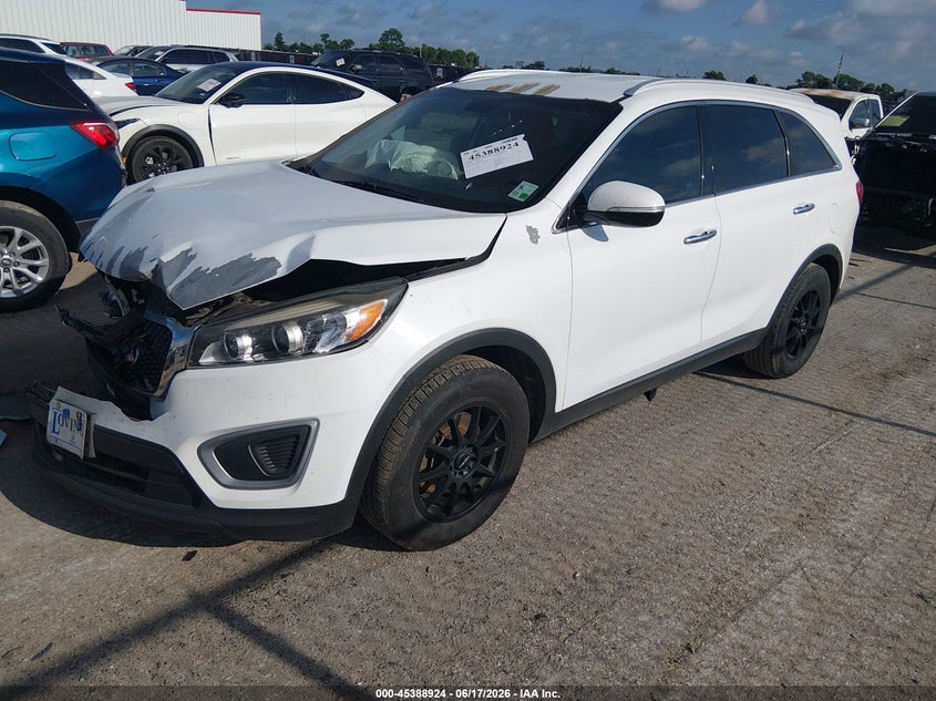 2018 Kia Sorento VIN 5XYPG4A30JG384948 IAAI salvage auction — FRONT END, Salvage Title, sold $1,250 on 2026-08-02 (photo 2)