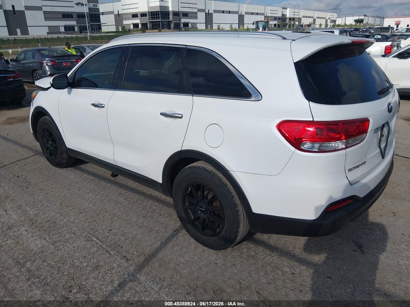 2018 Kia Sorento VIN 5XYPG4A30JG384948 IAAI salvage auction — FRONT END, Salvage Title, sold $1,250 on 2026-08-02 (photo 3)