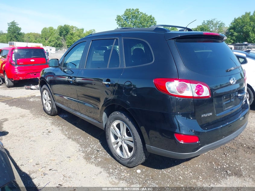 2011 Hyundai Santa fe VIN 5XYZKDAGXBG045254 IAAI salvage auction — RIGHT FRONT, Clear (Virginia), sold $625 on 2026-07-21 (photo 3)