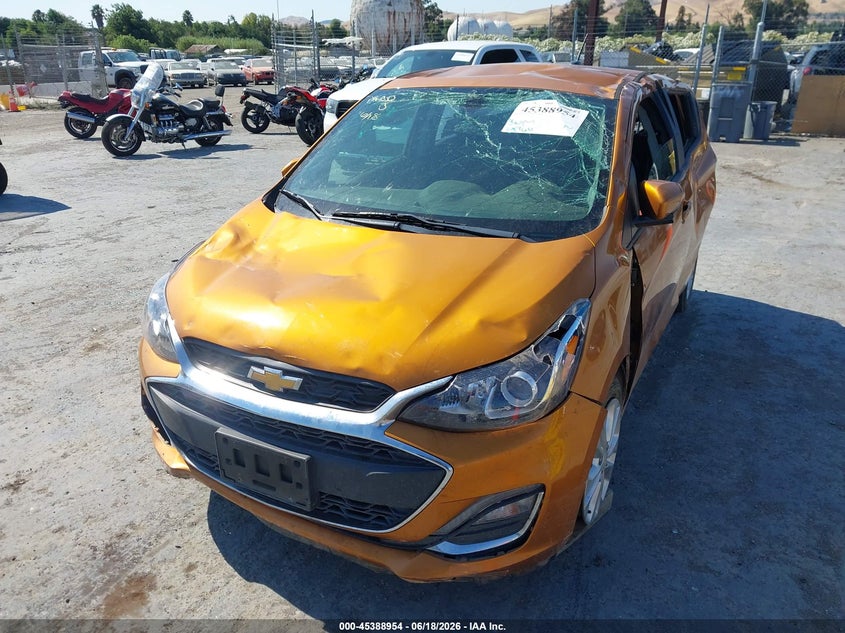 2019 Chevrolet Spark VIN KL8CD6SA5KC716820 IAAI salvage auction — ROOF, Non-Repairable (California), sold $550 on 2026-07-16 (photo 6)