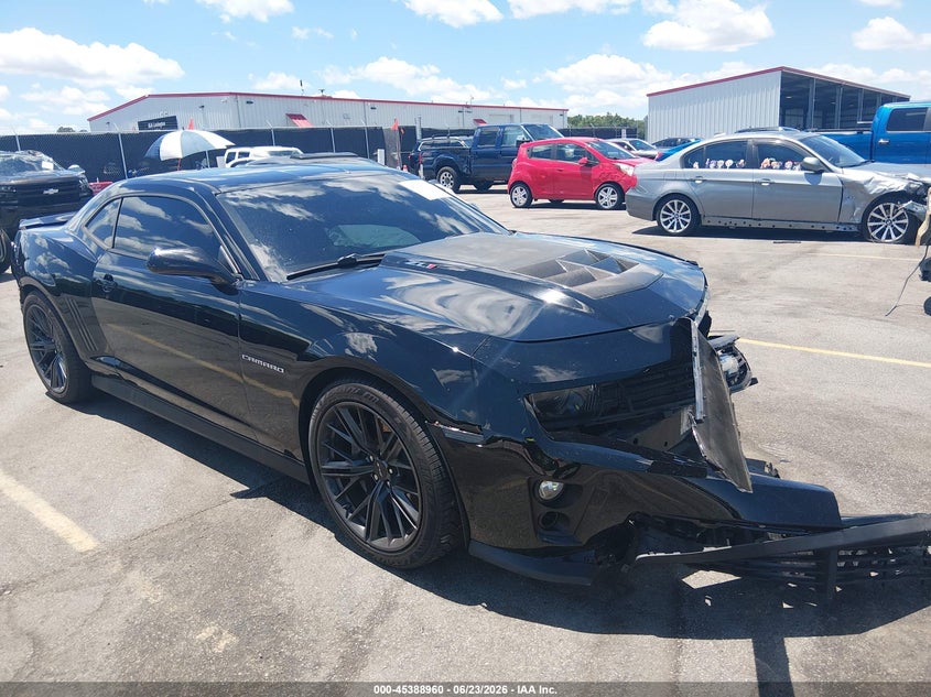 2012 Chevrolet Camaro VIN 2G1FS1EP5C9801722 IAAI salvage auction — FRONT END, Salvage Title, sold $650 on 2026-07-31 (photo 1)
