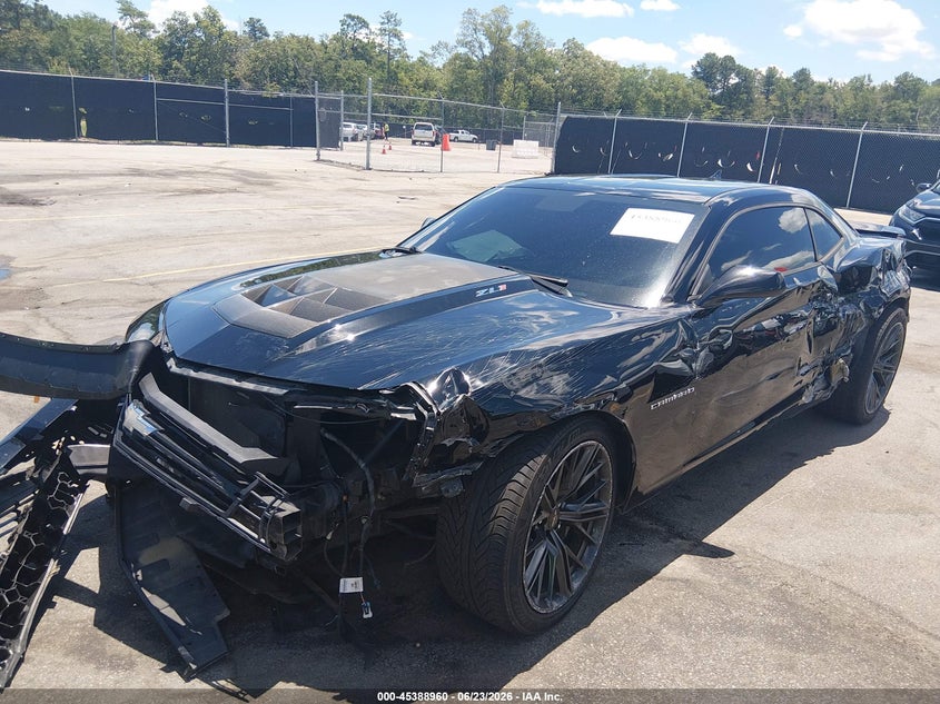 2012 Chevrolet Camaro VIN 2G1FS1EP5C9801722 IAAI salvage auction — FRONT END, Salvage Title, sold $650 on 2026-07-31 (photo 2)