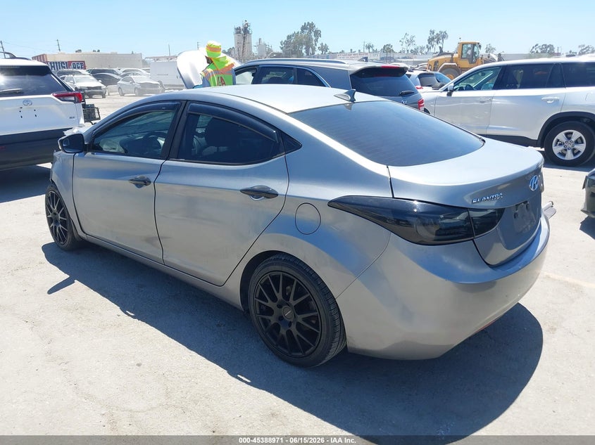 2013 Hyundai Elantra VIN KMHDH4AE6DU502324 IAAI salvage auction — FRONT END, Salvage Title, sold $400 on 2026-07-22 (photo 3)