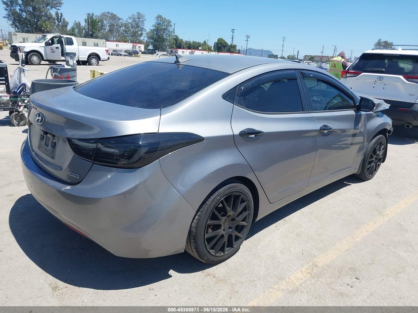 2013 Hyundai Elantra VIN KMHDH4AE6DU502324 IAAI salvage auction — FRONT END, Salvage Title, sold $400 on 2026-07-22 (photo 4)