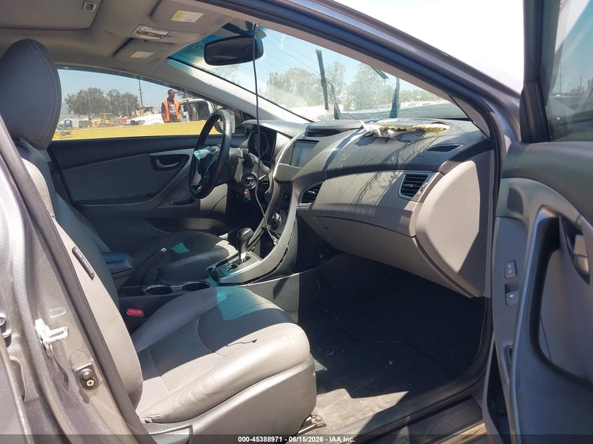 2013 Hyundai Elantra VIN KMHDH4AE6DU502324 IAAI salvage auction — FRONT END, Salvage Title, sold $400 on 2026-07-22 (photo 5)