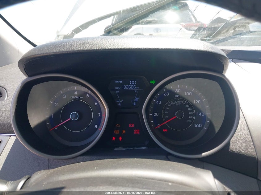2013 Hyundai Elantra VIN KMHDH4AE6DU502324 IAAI salvage auction — FRONT END, Salvage Title, sold $400 on 2026-07-22 (photo 7)