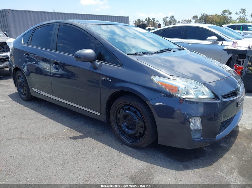 2011 Toyota Prius VIN JTDKN3DU7B1365720 IAAI salvage auction — REAR END, Salvage (California), sold $925 on 2026-07-31 (photo 1)