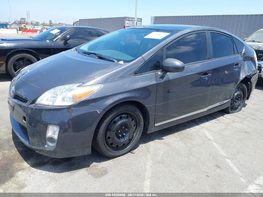2011 Toyota Prius VIN JTDKN3DU7B1365720 IAAI salvage auction — REAR END, Salvage (California), sold $925 on 2026-07-31 (photo 2)