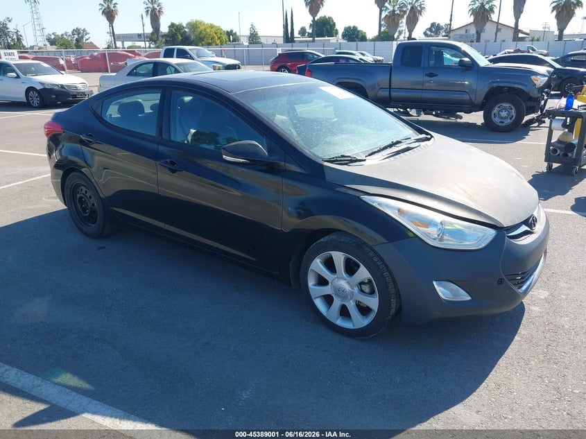2013 Hyundai Elantra VIN KMHDH4AE7DU820792 IAAI salvage auction — SIDE, Salvage (California), sold $750 on 2026-07-14 (photo 1)