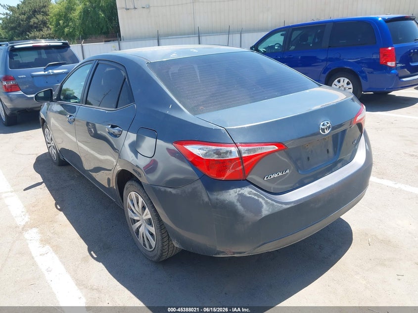 2015 Toyota Corolla VIN 5YFBURHE9FP333653 IAAI salvage auction — NORMAL WEAR, Clear - Dealer Only (California), sold $1,850 on 2026-07-14 (photo 3)