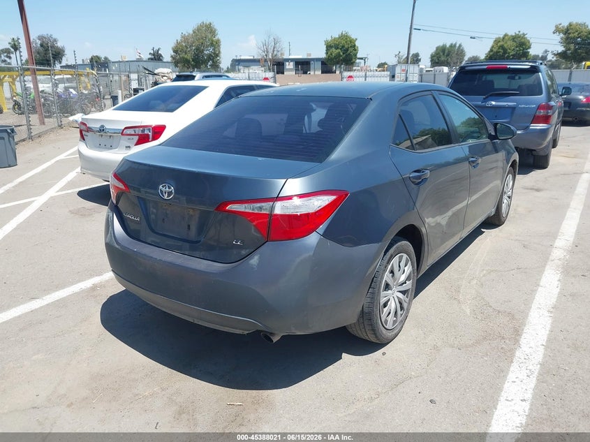 2015 Toyota Corolla VIN 5YFBURHE9FP333653 IAAI salvage auction — NORMAL WEAR, Clear - Dealer Only (California), sold $1,850 on 2026-07-14 (photo 4)