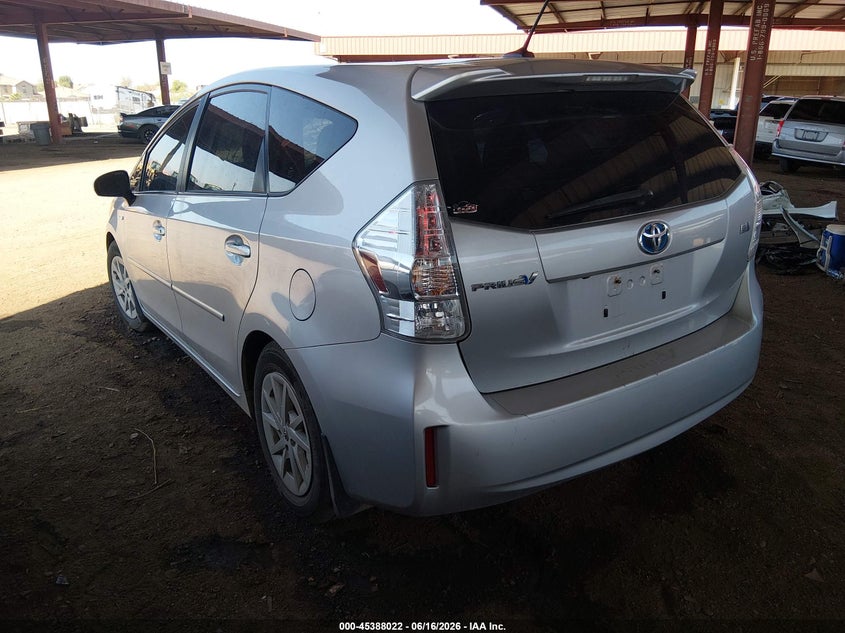 2014 Toyota Prius v VIN JTDZN3EU4E3357399 IAAI salvage auction — RIGHT SIDE, Salvage (Arizona), sold $1,150 on 2026-07-21 (photo 3)