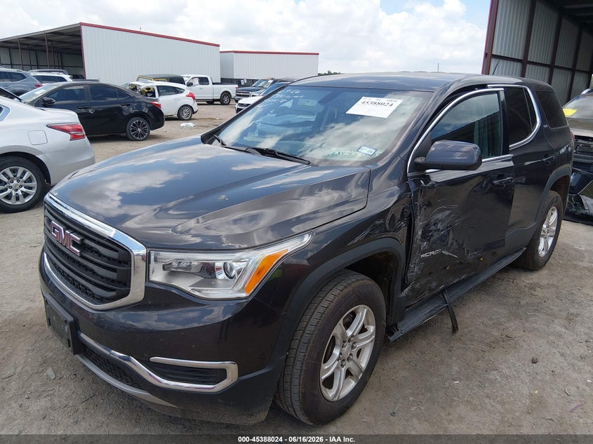 2017 Gmc Acadia VIN 1GKKNKLA1HZ237053 IAAI salvage auction — SIDE, Salvage (Texas), sold $2,750 on 2026-07-09 (photo 2)