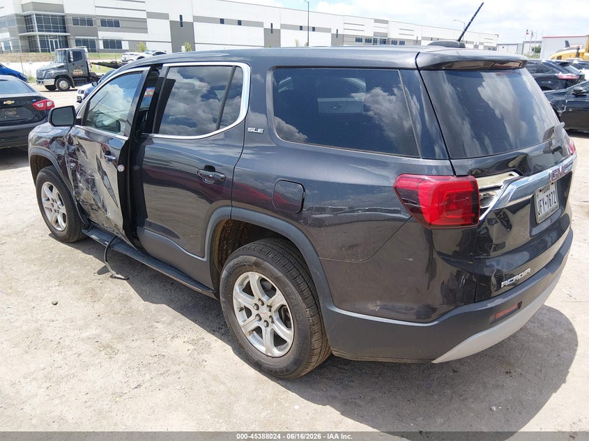 2017 Gmc Acadia VIN 1GKKNKLA1HZ237053 IAAI salvage auction — SIDE, Salvage (Texas), sold $2,750 on 2026-07-09 (photo 3)