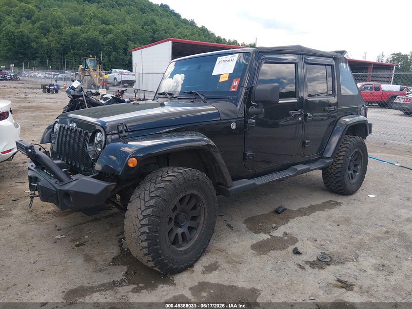 2009 Jeep Wrangler / VIN 1J4GA59129L709085 IAAI salvage auction — REAR END, Salvage (West Virginia), sold $2,850 on 2026-07-22 (photo 2)