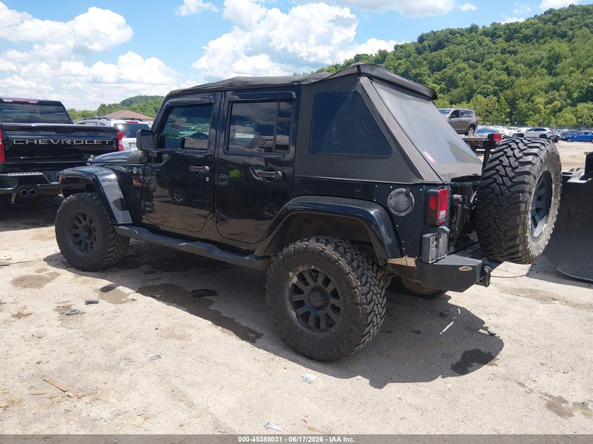 2009 Jeep Wrangler / VIN 1J4GA59129L709085 IAAI salvage auction — REAR END, Salvage (West Virginia), sold $2,850 on 2026-07-22 (photo 3)