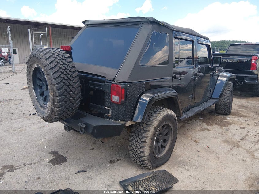 2009 Jeep Wrangler / VIN 1J4GA59129L709085 IAAI salvage auction — REAR END, Salvage (West Virginia), sold $2,850 on 2026-07-22 (photo 4)