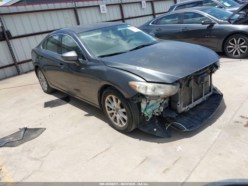 2015 Mazda 6 VIN JM1GJ1U55F1219031 IAAI salvage auction — FRONT & REAR, Salvage Title, sold $1,650 on 2026-07-24 (photo 1)