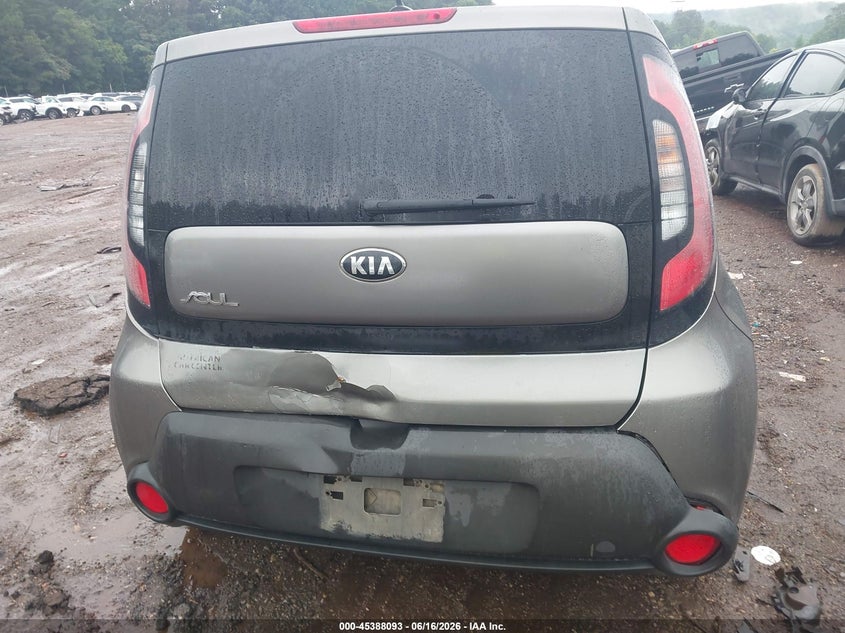2015 Kia Soul VIN KNDJN2A22F7200654 IAAI salvage auction — REAR END, Salvage (Alabama), sold $675 on 2026-07-08 (photo 6)