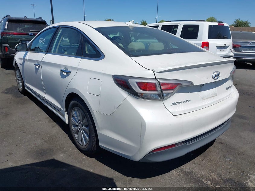 2016 Hyundai Sonata VIN KMHE24L17GA037767 IAAI salvage auction — FRONT END, Salvage Certificate (California), sold $800 on 2026-07-10 (photo 3)