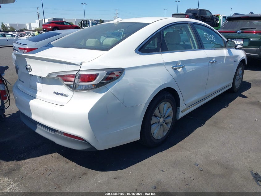 2016 Hyundai Sonata VIN KMHE24L17GA037767 IAAI salvage auction — FRONT END, Salvage Certificate (California), sold $800 on 2026-07-10 (photo 4)