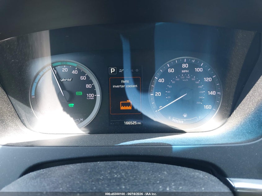 2016 Hyundai Sonata VIN KMHE24L17GA037767 IAAI salvage auction — FRONT END, Salvage Certificate (California), sold $800 on 2026-07-10 (photo 7)