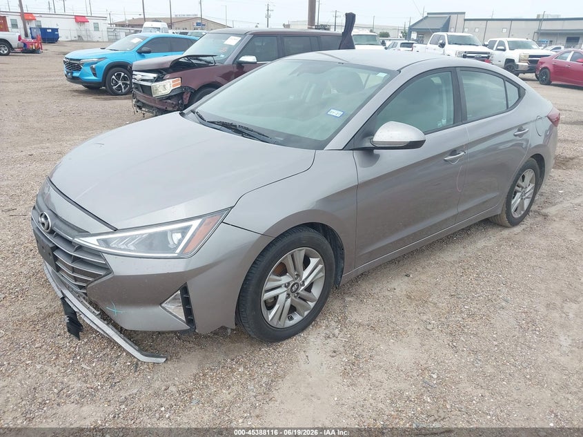 2020 Hyundai Elantra VIN KMHD84LF5LU029553 IAAI salvage auction — FRONT END, Salvage (Texas), sold $2,000 on 2026-07-22 (photo 2)