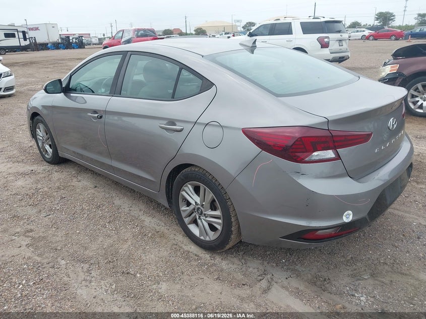 2020 Hyundai Elantra VIN KMHD84LF5LU029553 IAAI salvage auction — FRONT END, Salvage (Texas), sold $2,000 on 2026-07-22 (photo 3)