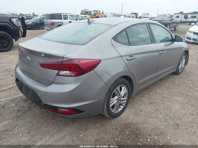 2020 Hyundai Elantra VIN KMHD84LF5LU029553 IAAI salvage auction — FRONT END, Salvage (Texas), sold $2,000 on 2026-07-22 (photo 4)