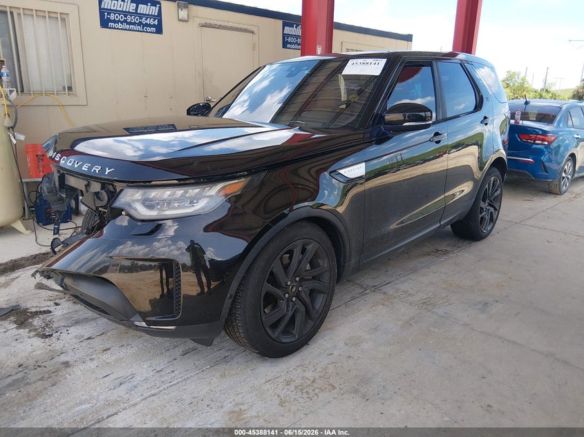 2019 Land rover Discovery VIN SALRT2RV5KA079664 IAAI salvage auction — FRONT END, Certificate Of Destruction (Florida), sold $2,000 on 2026-07-28 (photo 2)