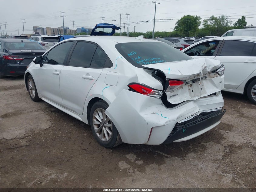 2020 Toyota Corolla VIN 5YFHPRAE5LP022566 IAAI salvage auction — REAR END, Original (Texas), sold $3,450 on 2026-07-29 (photo 3)