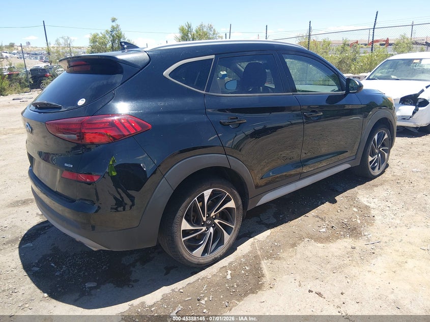 2019 Hyundai Tucson VIN KM8J3CAL3KU953427 IAAI salvage auction — FRONT END, Salvage (New Mexico), sold $3,650 on 2026-07-29 (photo 4)