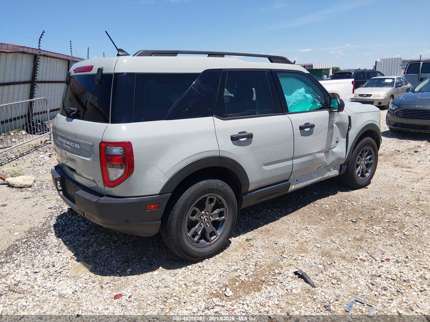 2023 Ford Bronco sport VIN 3FMCR9B64PRD56627 IAAI salvage auction — RIGHT SIDE, Salvage (Arkansas), sold $7,850 on 2026-07-09 (photo 4)