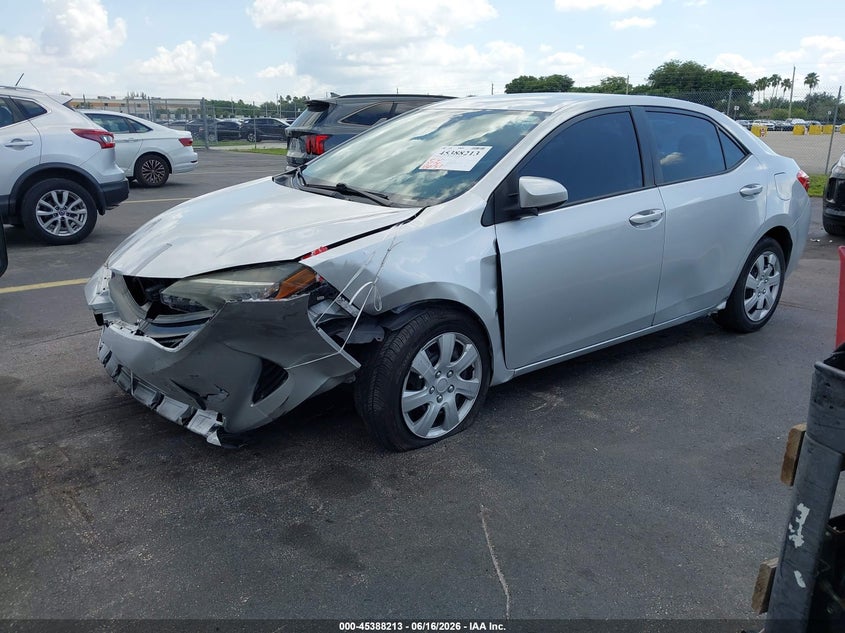 2018 Toyota Corolla VIN 5YFBURHE1JP742416 IAAI salvage auction — FRONT END, Rebuildable (Florida), sold $3,300 on 2026-07-23 (photo 2)
